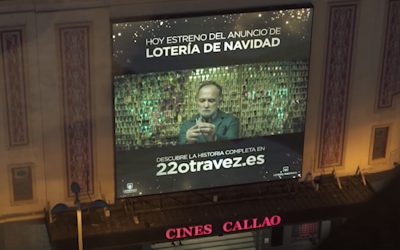 LOTERÍAS INUNDA CALLAO Y GRAN VÍA CON MOTIVO DEL LANZAMIENTO DEL SPOT DEL SORTEO EXTRAORDINARIO DE NAVIDAD