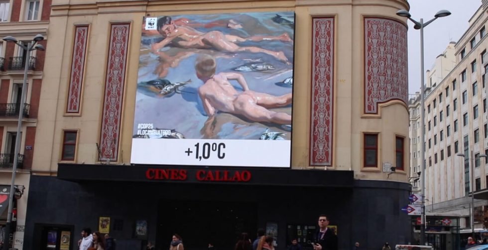 Espectacular CampaÑa De Wwf EspaÑa Y El Museo Del Prado Con Motivo De La Cumbre Del Clima