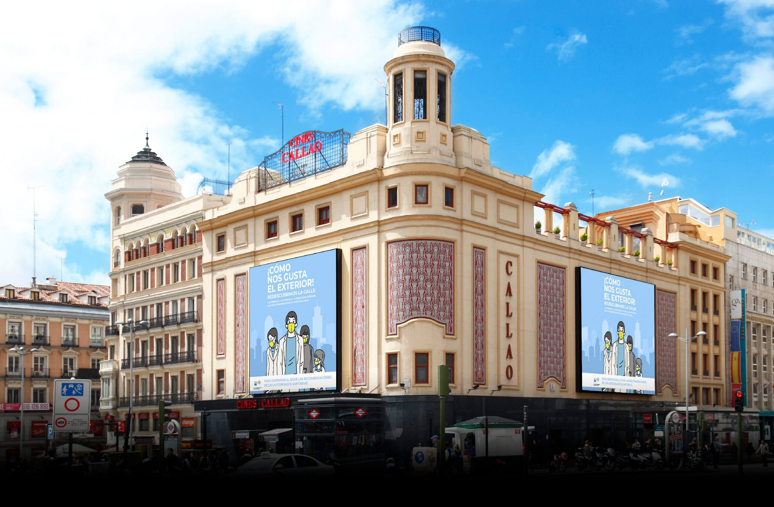 CALLAO CITY LIGHTS PARTICIPATES IN THE AEPE FEDERATION CAMPAIGN TO SUPPORT THE EXTERIOR MEDIA 