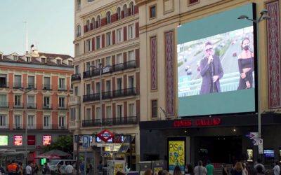 CALLAO CITY LIGHTS BROADCASTS LIVE A SURPRISE CONCERT BY ALEJANDRO SANZ IN MADRID