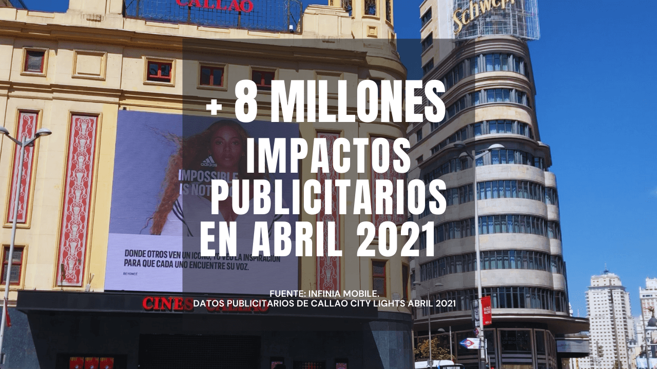 MÁS DE 8 MILLONES DE IMPACTOS EN ABRIL