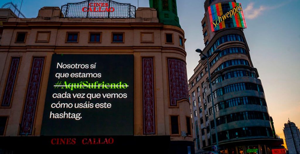 'TELÉFONO DE LA ESPERANZA' APPROVES THE SUMMER HASHTAG #AquíSufriendo IN FAVOUR OF MENTAL HEALTH