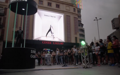 SAMSUNG #DESPLIEGATUMUNDO EN LA PLAZA DEL CALLAO