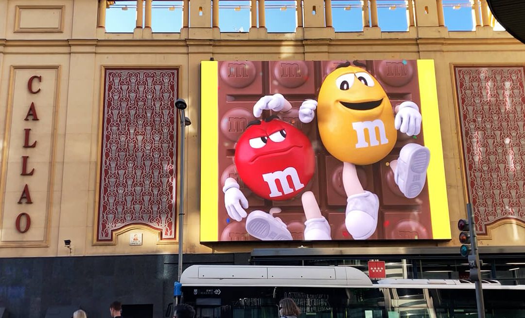 M&M’s COME TO LIFE ON THE SCREENS OF CALLAO