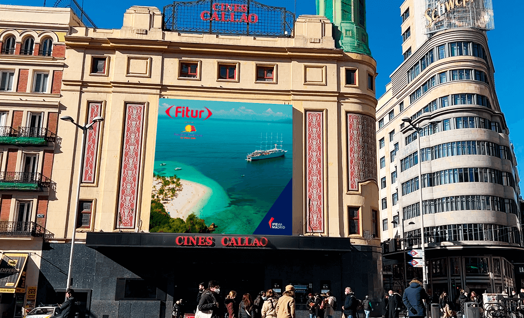 CALLAO CITY LIGHTS, A SHOWCASE FOR TOURISM IN THE CENTRE OF MADRID
