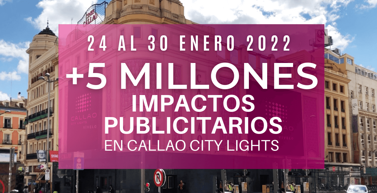 MÁS DE 5 MILLONES DE IMPACTOS CIFRA RECORD EN LA HISTORIA DE CALLAO CITY LIGHTS Callao City Lights