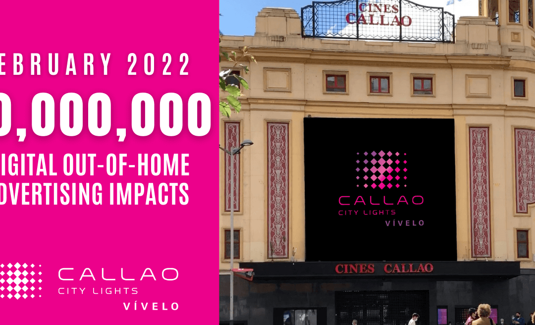 FEBRUARY 2022: 20 MILLION IMPACTS, NEW RECORD IN CALLAO CITY LIGHTS