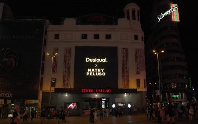 DESIGUAL PRESENTA SU NUEVA CAMPAÑA CON NATHY PELUSO EN CALLAO CITY LIGHTS