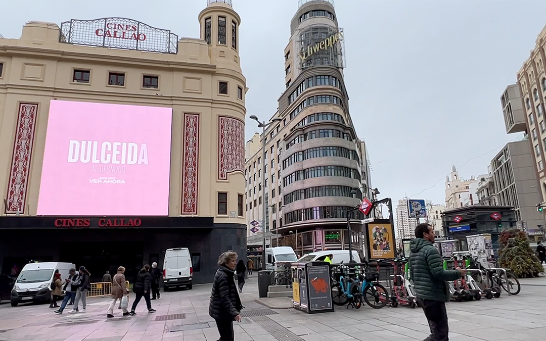 PRIME VIDEO PROMOTES ‘DULCEIDA AL DESNUDO’ IN CIRCUITO GRAN VÍA