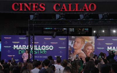 GARFIELD TURNS CALLAO ORANGE AT THE PREMIERE OF HIS NEW FILM