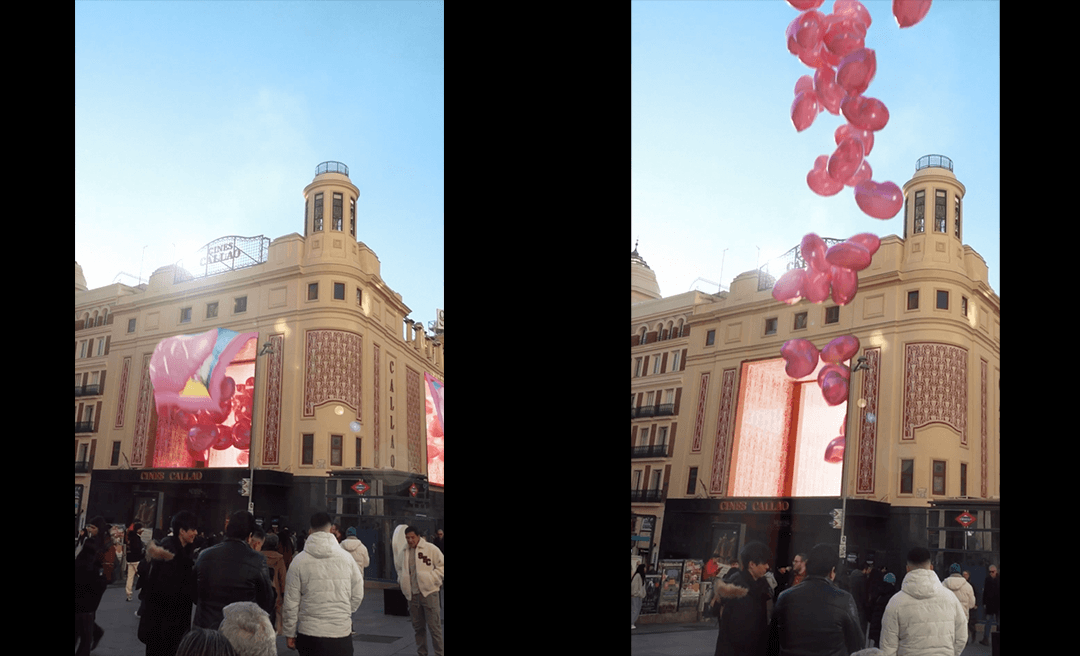 CALLAO CITY LIGHTS FILLS THE CENTRE OF MADRID WITH HEARTS