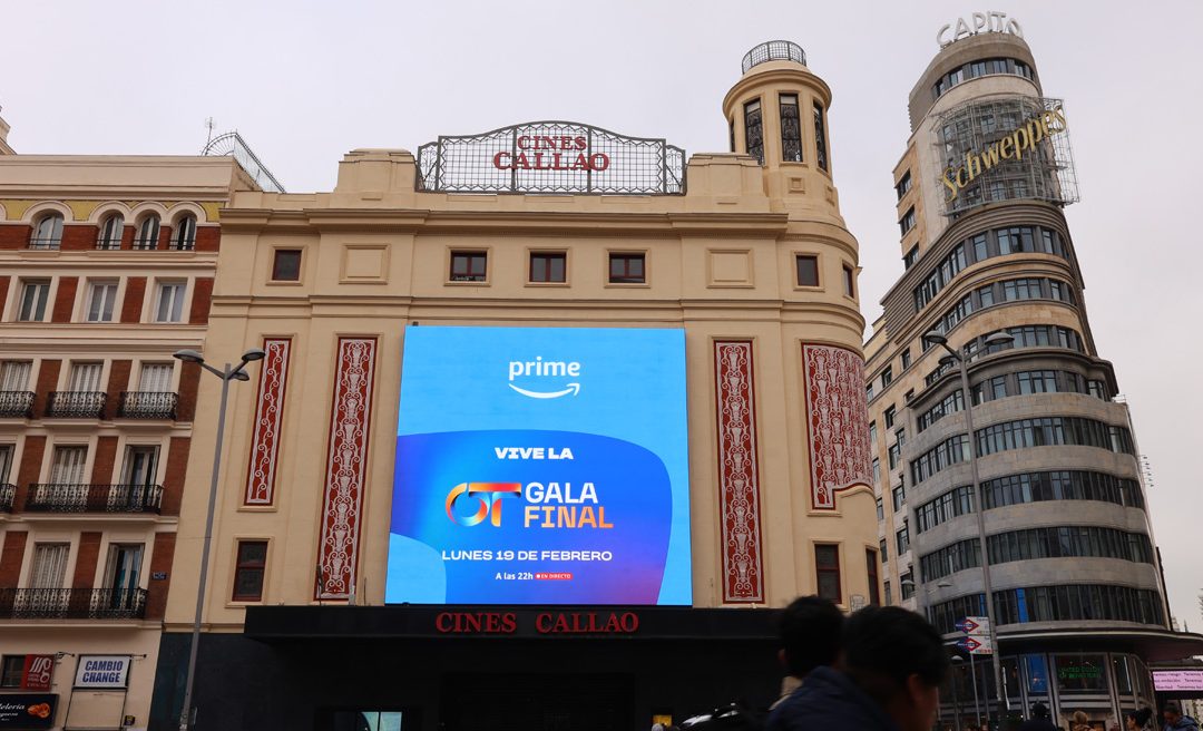 AMAZON PRIME VIDEO PROMOCIONA LA FINAL DE OT EN CALLAO CITY LIGHTS