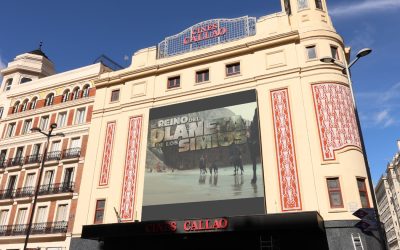 THE PLANET OF THE APES ARRIVES AT THE CALLAO SQUARE