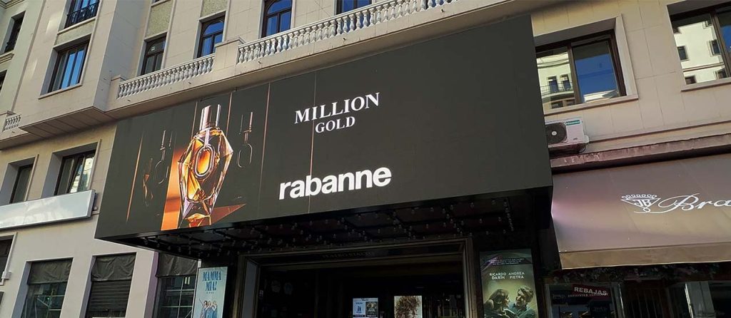 PACO RABANNE EN CIRCUITO GRAN VÍA OOH MADRID