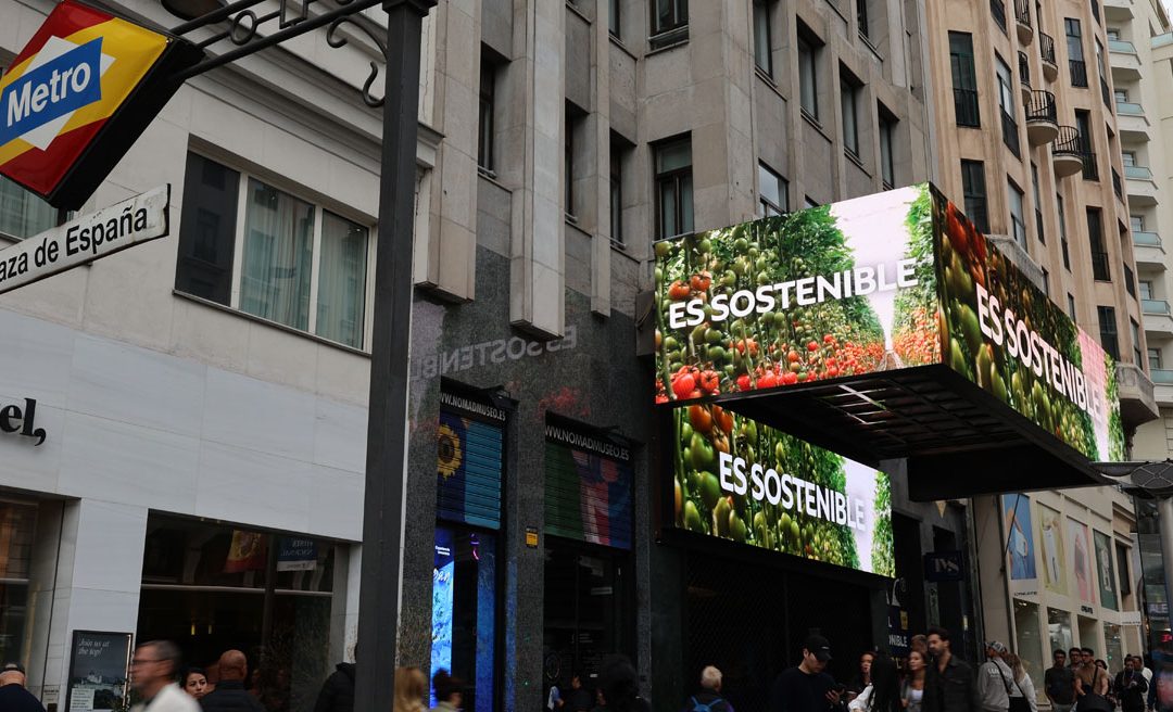 HORTIESPAÑA TRANSFORMA CIRCUITO GRAN VÍA EN UN INVERNADERO