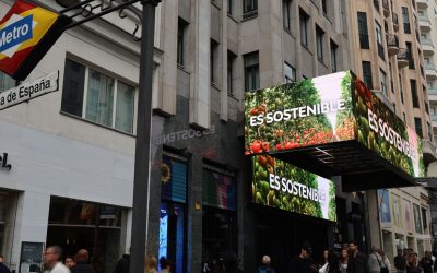 HORTIESPAÑA TRANSFORMA CIRCUITO GRAN VÍA EN UN INVERNADERO