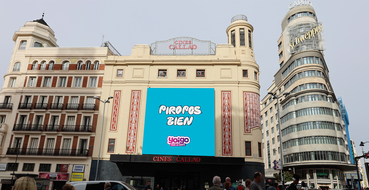 Yoigo en las pantallas de Cines Callao