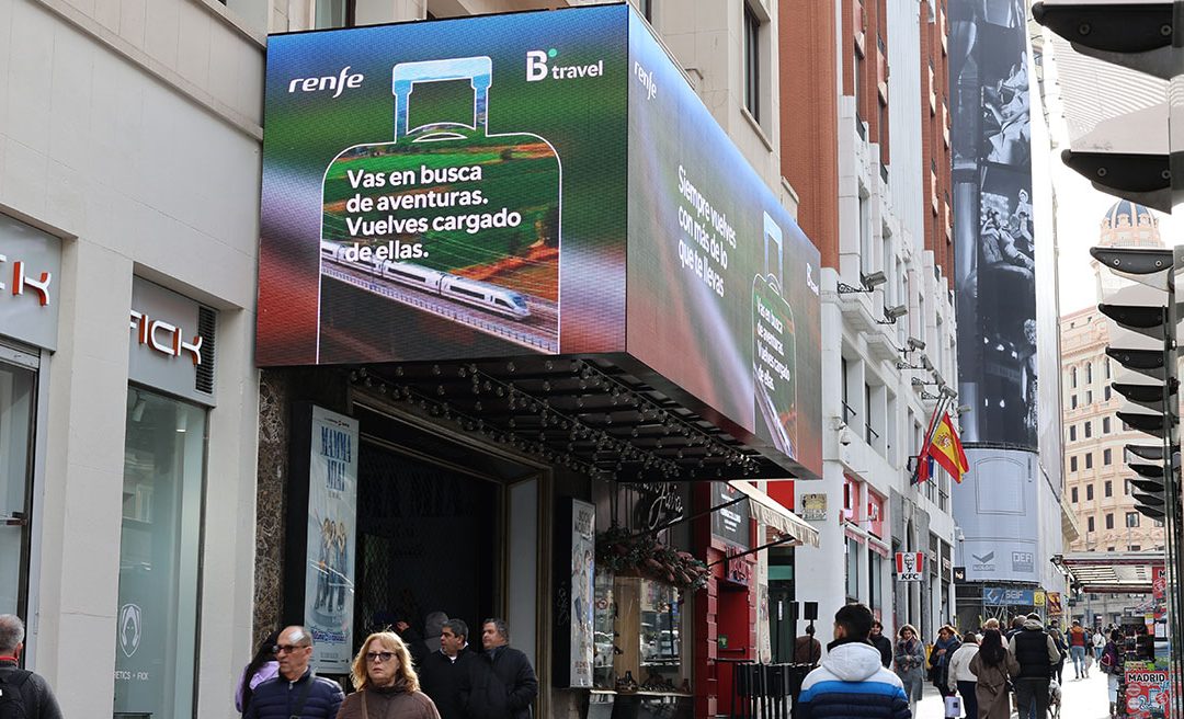 B TRAVEL Y RENFE PROMUEVEN EL PLACER DE VIAJAR EN TREN EN LOS TEATROS DE CIRCUITO GRAN VÍA