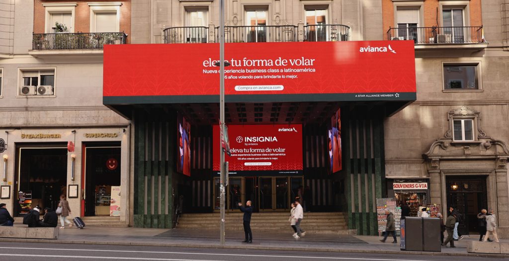 AVIANCA DOOH MADRID