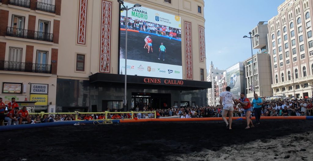Lucha Canaria DOOH Madrid