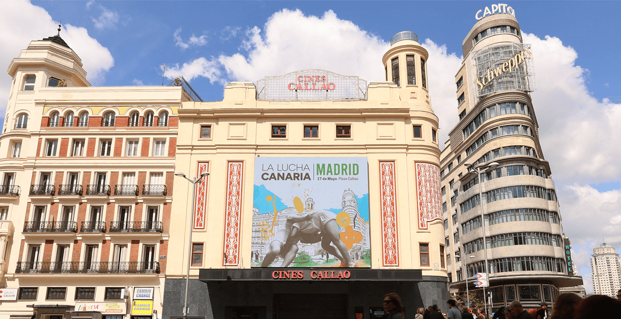 Lucha Canaria DOOH Madrid