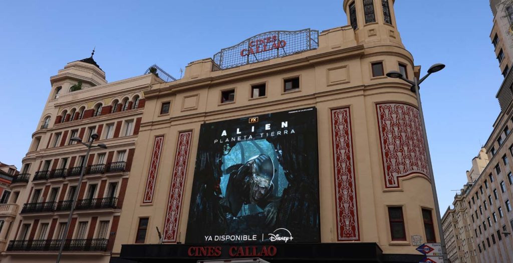 ALIEN DISNEY + 3D DOOH MADRID