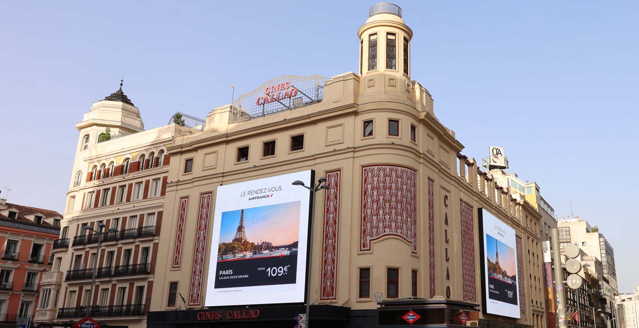 AIR FRANCE DOOH MADRID