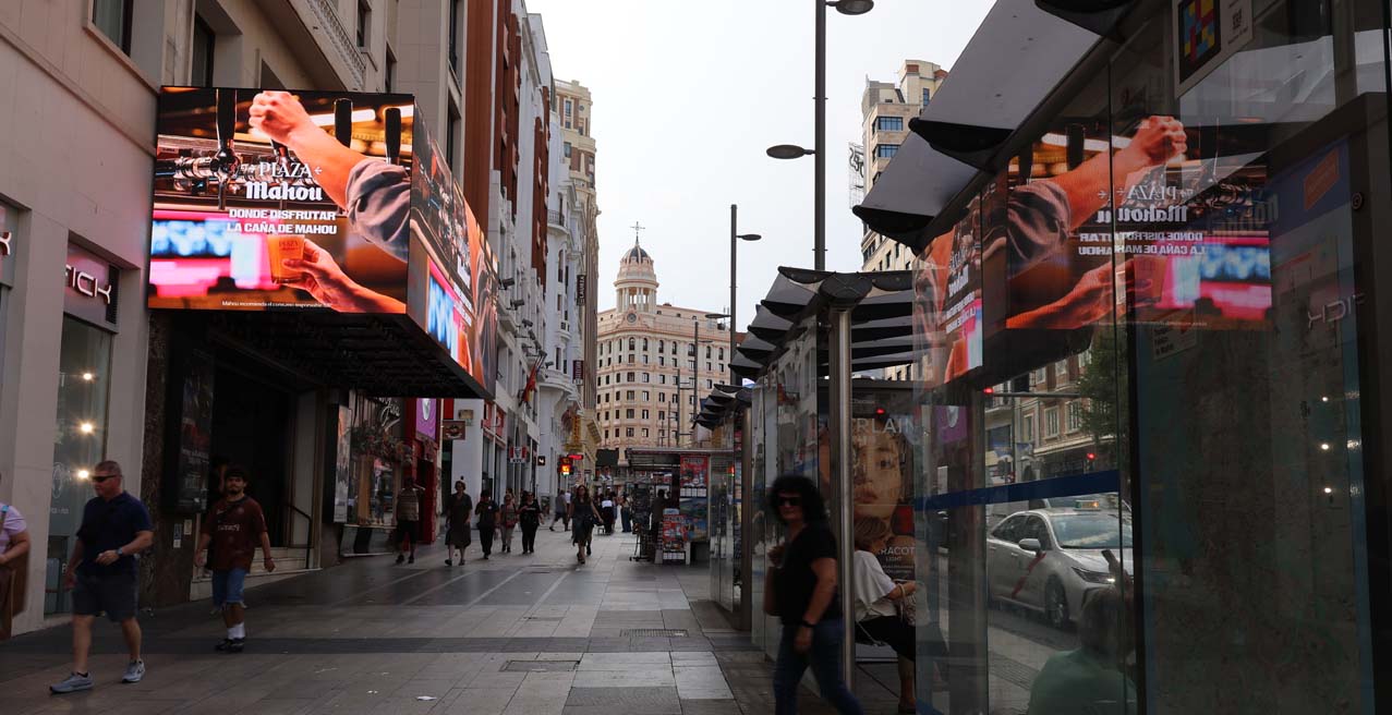 MAHOU PLAZA DOOH MADRID