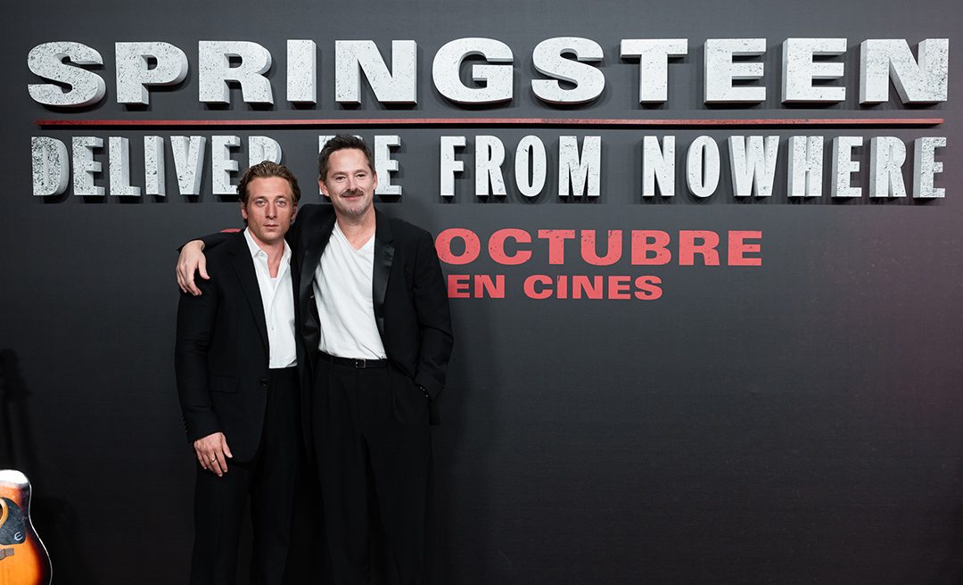 JEREMY ALLEN WHITE AND SCOTT COOPER, STARS OF THE EUROPEAN PREMIERE OF “SPRINGSTEEN: DELIVER ME FROM NOWHERE” AT CINE CALLAO