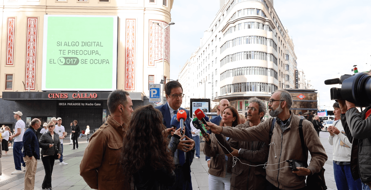 Incibe Cines Callao DOOH Instituto Nacional de Ciberseguridad es ciberseguridad