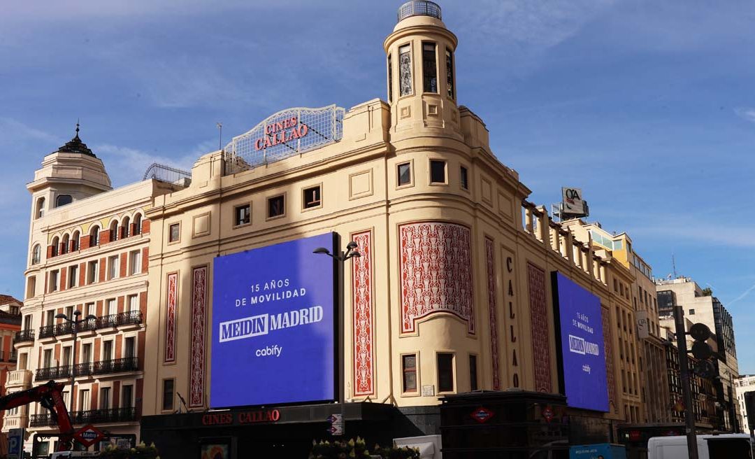 CABIFY HACE UN GUIÑO MUY CASTIZO A MADRID CON SU NUEVA CAMPAÑA EN CALLAO CITY LIGHTS