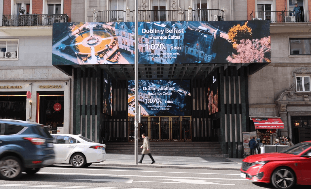 B TRAVEL TURNS MADRID’S GRAN VÍA GREEN