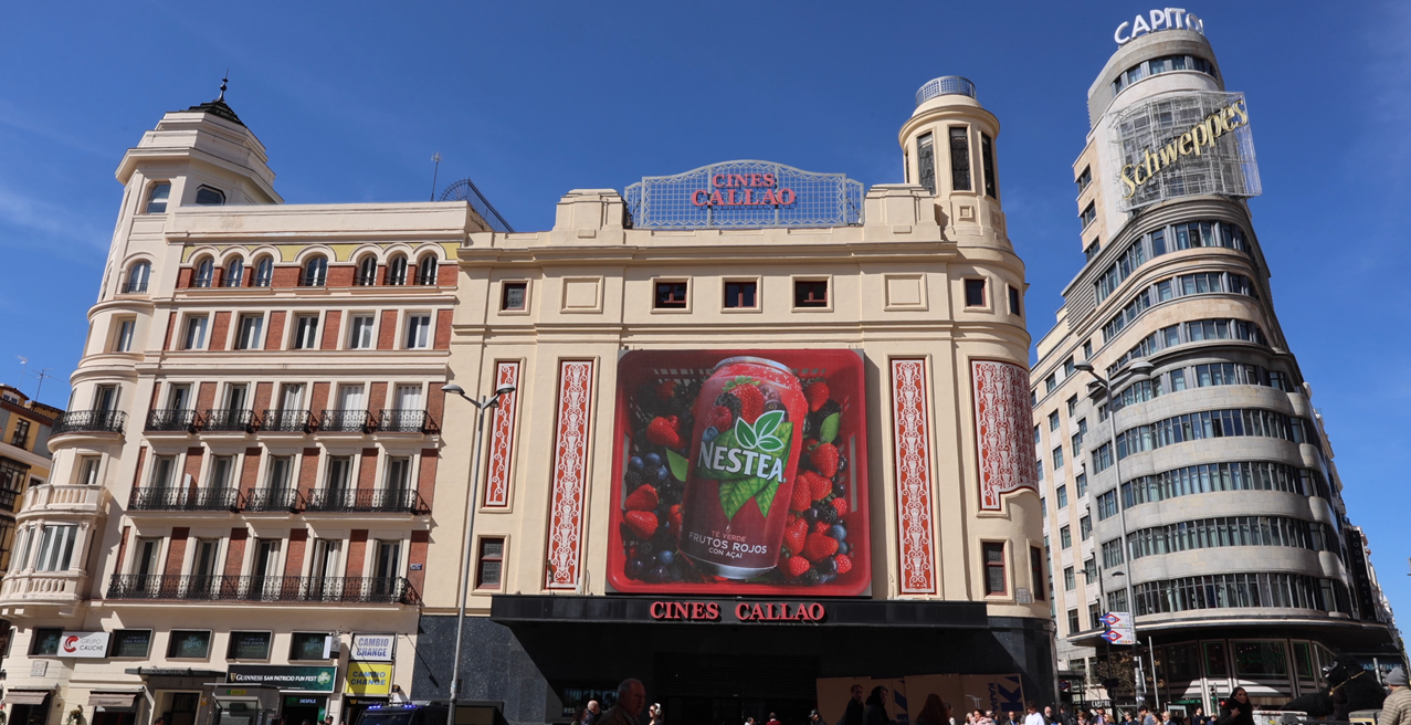 NESTEA ROJO DOOH MADRID