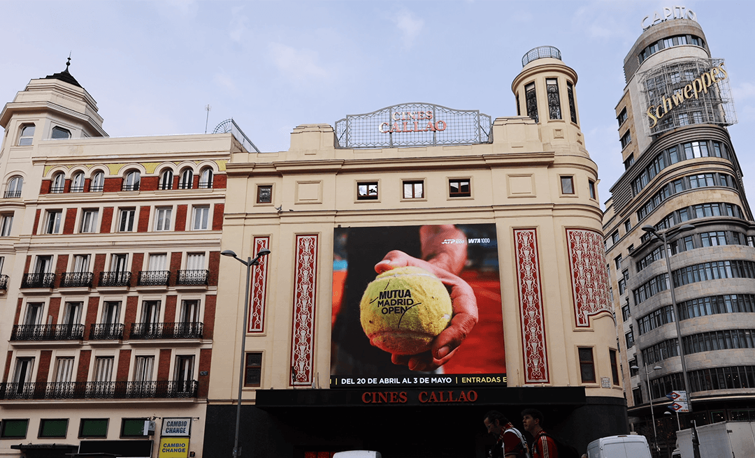 MUTUA MADRID OPEN DEJA HUELLA EN CALLAO CITY LIGHTS