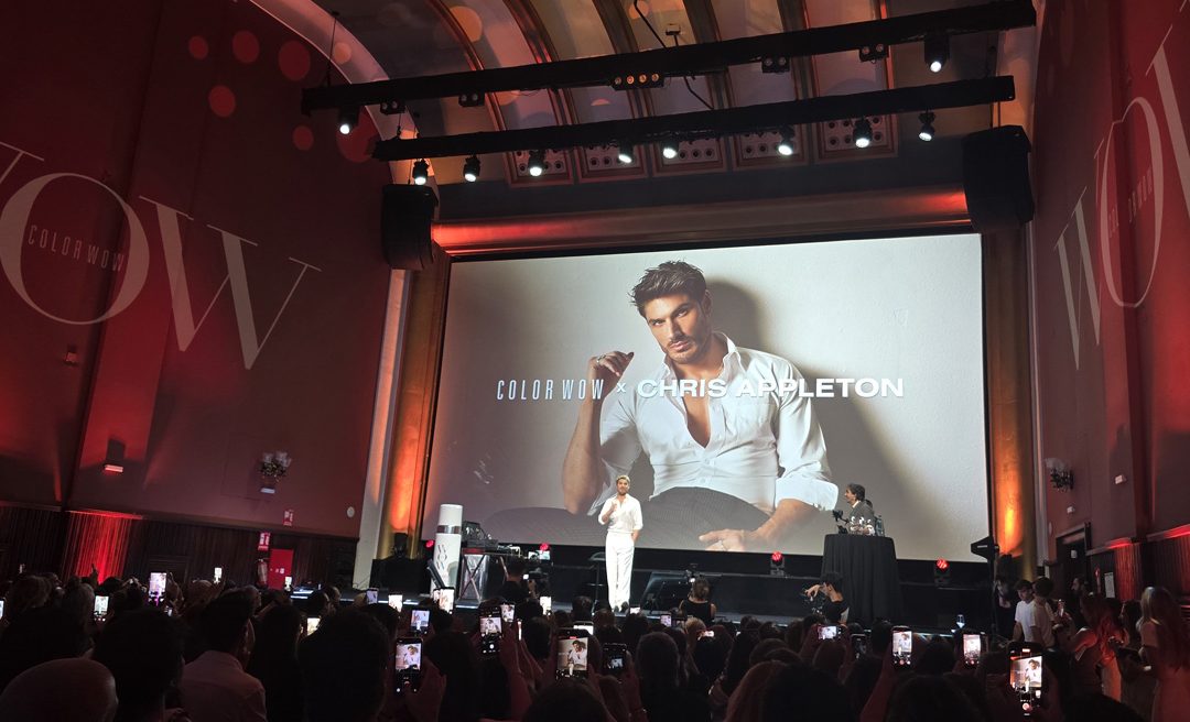 COLOR WOW AND CHRIS APPLETON DAZZLE AT CINES CALLAO WITH A BEAUTY MASTERCLASS