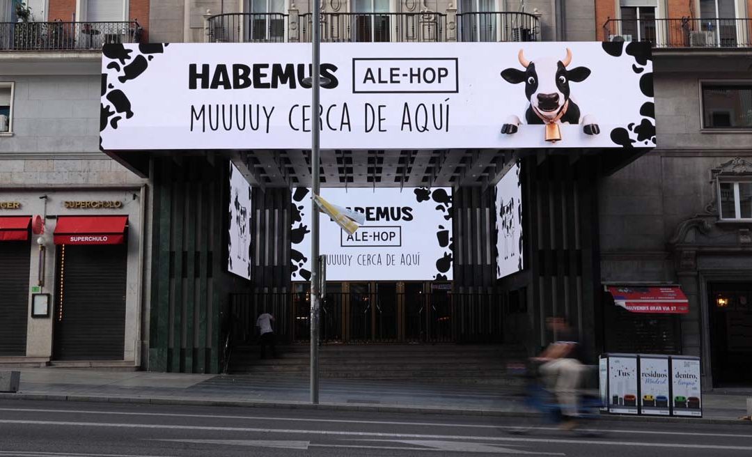ALE-HOP HACE UN GUIÑO A LA VISITA PAPAL EN CIRCUITO GRAN VÍA