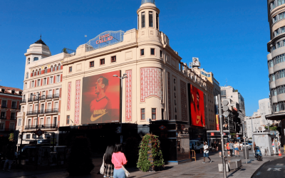 LAS MARCAS CELEBRAN EL TRIUNFO DE ESPAÑA EN EL MUNDIAL, EN CALLAO CITY LIGHTS