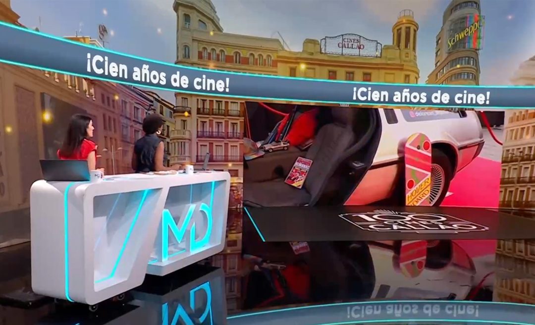 TELEMADRID, COVERING THE PRE-EVENTS FOR OUR SUMMER FILM FESTIVAL, ORGANISED TO MARK THE CENTENARY