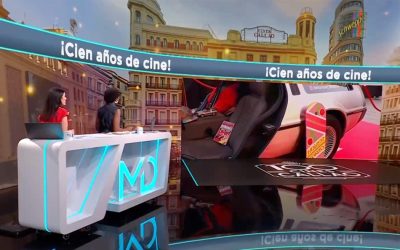 TELEMADRID, COVERING THE PRE-EVENTS FOR OUR SUMMER FILM FESTIVAL, ORGANISED TO MARK THE CENTENARY