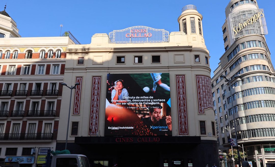 CALLAO CITY LIGHTS, ESCAPARATE DE XPERIENCE CAIXABANK