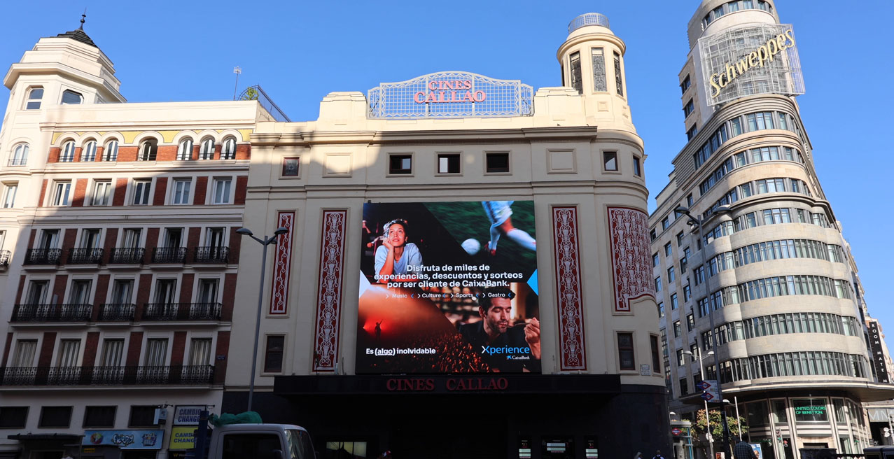 CAIXA EXPERIENCE DOOH MADRID