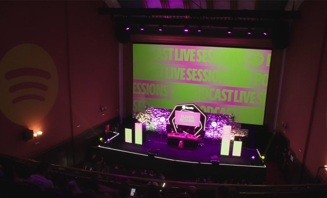 CINES CALLAO, VENUE FOR SPOTIFY PODCAST LIVE SESSIONS