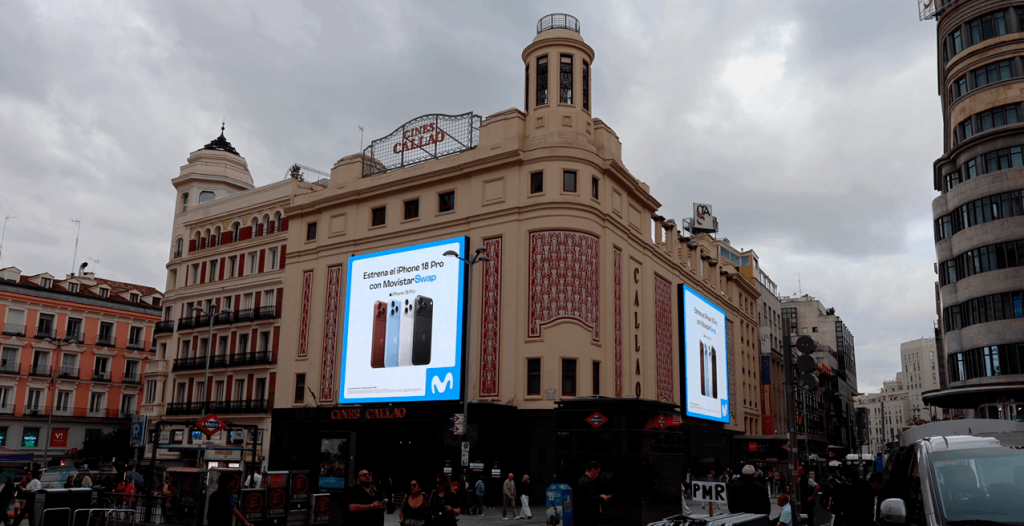 MOVISTAR SWAP DOOH MADRID