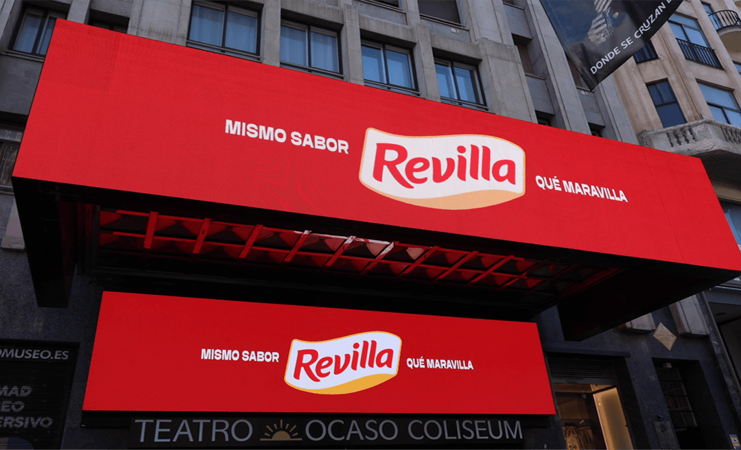 REVILLA VUELVE A LA PUBLICIDAD CON EL MISMO SABOR DE SIEMPRE, EN CIRCUITO GRAN VÍA